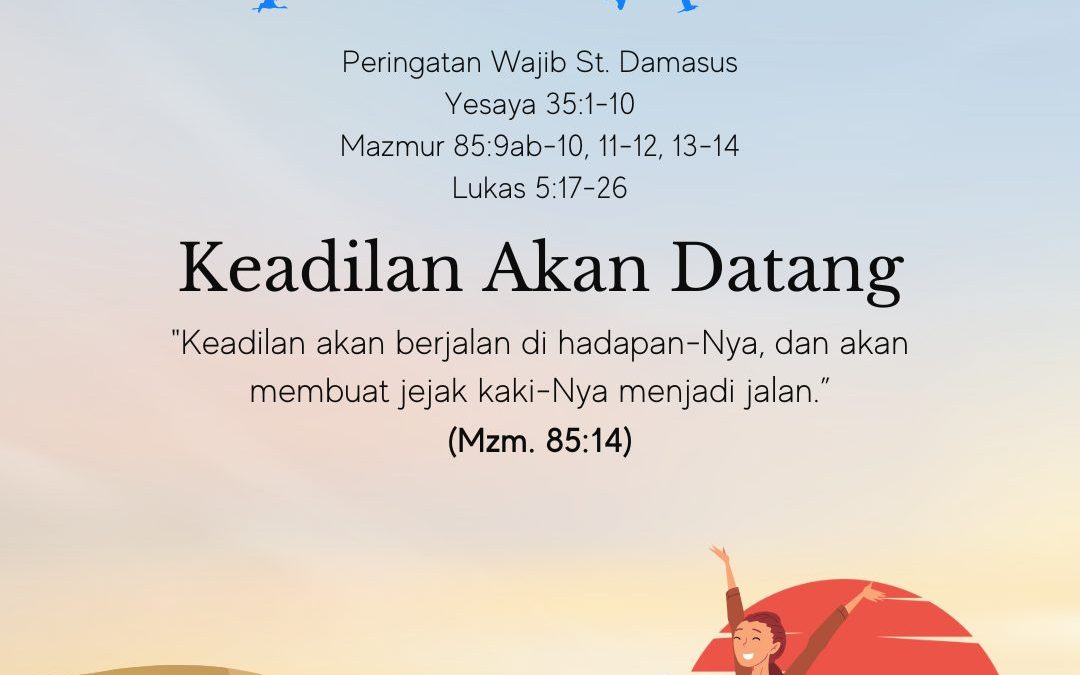 KEADILAN AKAN DATANG